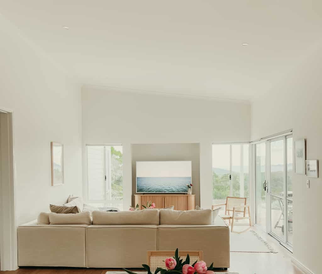 Hamelin Bay transportable home design - living room in Bremer Bay