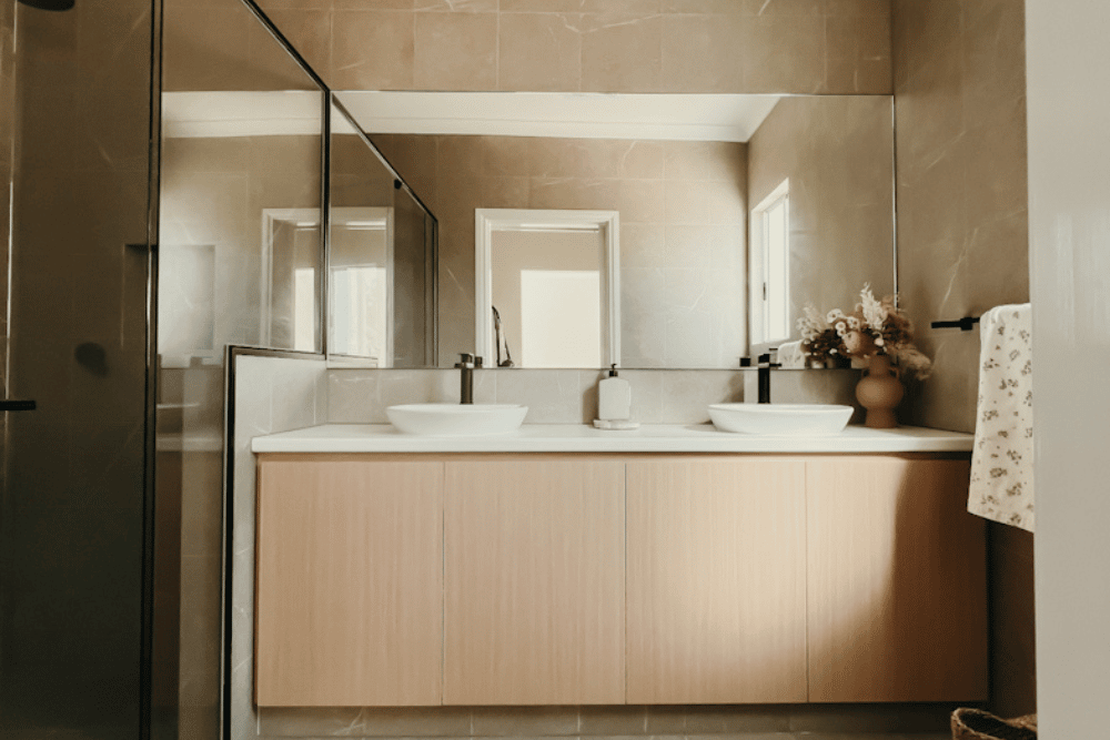 The Hamelin Bay design home bathroom by TR Homes