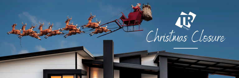 Santa's Sleigh over TR Home's display home