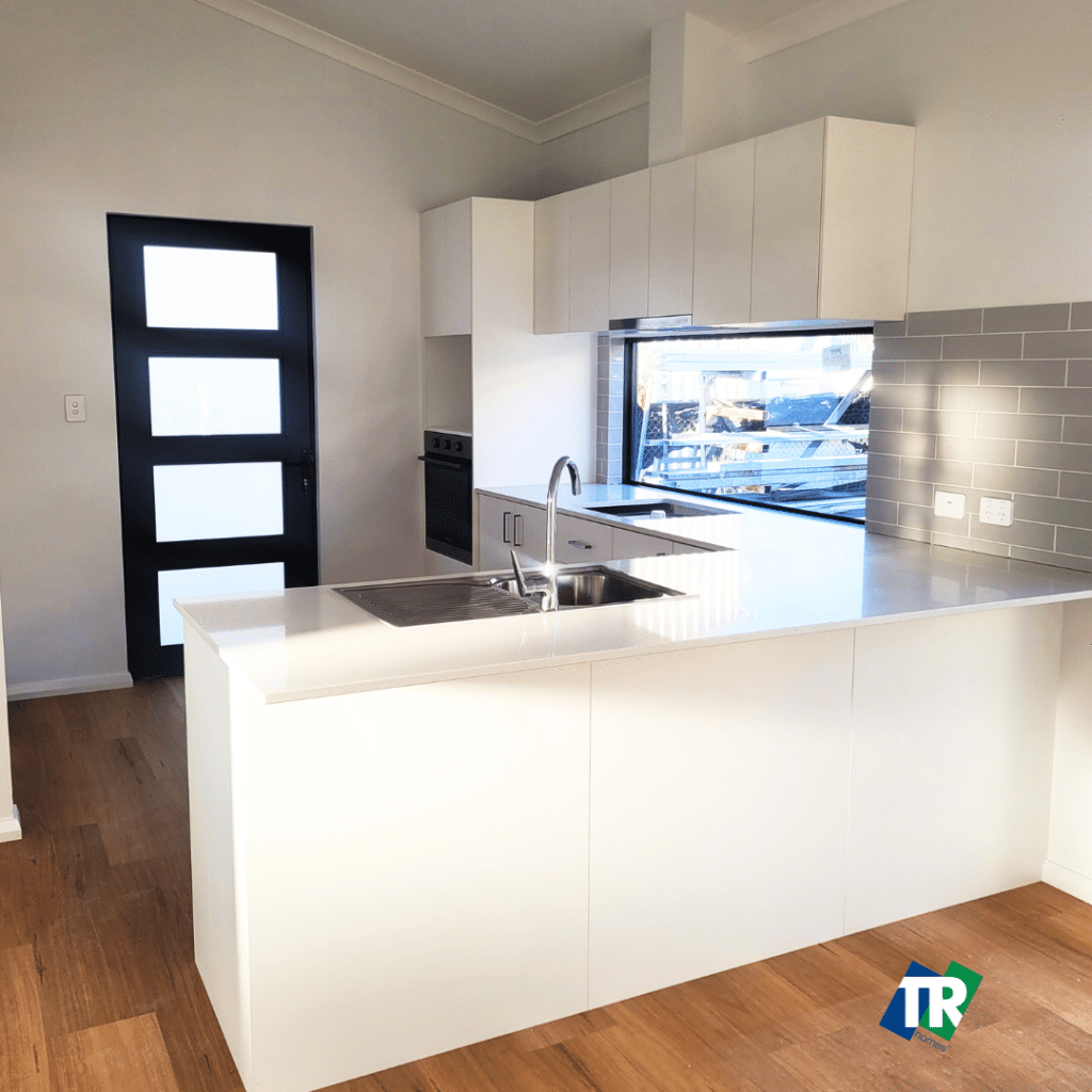 Kitchen in a modular retirement home