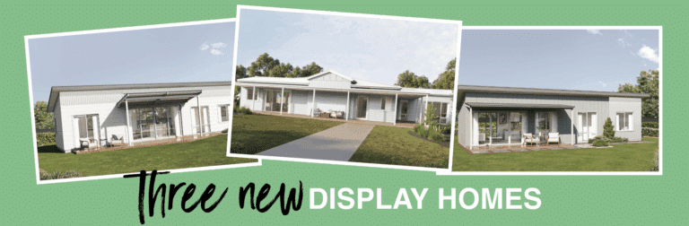 Three new display village homes at TR Homes