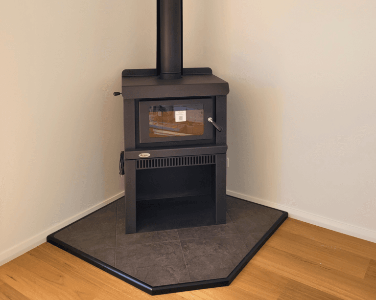 Fireplace of a modular home in Gibson, WA by TR Homes