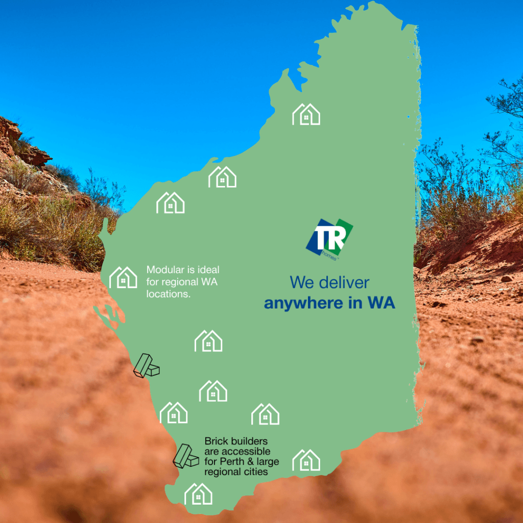 Modular vs brick map of WA