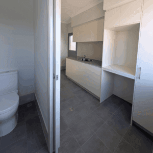 Accessible home features, such as sliding doors