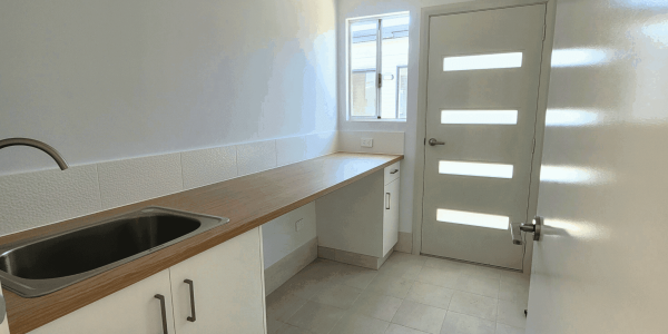 The Sandfire modular home by TR Homes - laundry