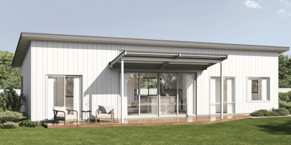 The Chidlow 2x2 modular granny flat by TR Homes
