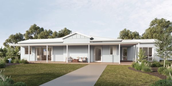 The Wattle home design front render by TR Homes