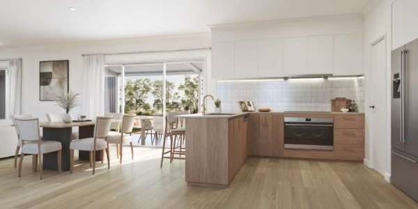 Roebuck kitchen and dining - modular home design