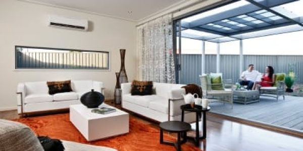 Evolution modular home living room